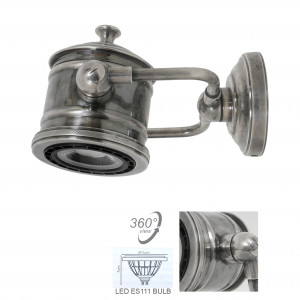 binnenverlichting, wandverlichting, plafondverlichting, spot, opbouwspot, verstelbare verlichting, malibu, zilver