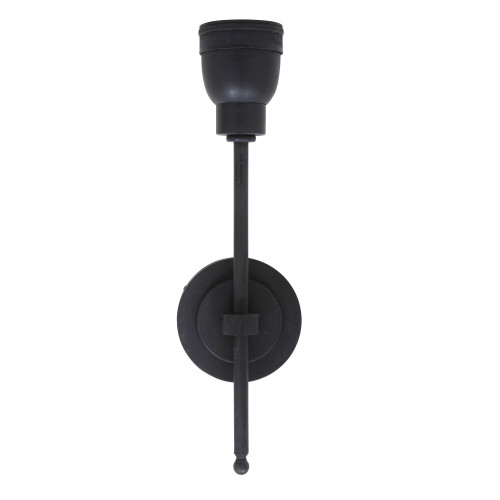 Orly wandlamp uplighter antiek zwart gemaakt van messing hotel chique slaapkamerlamp