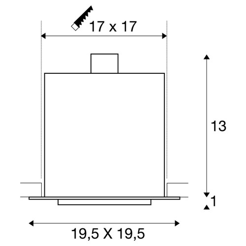 Kadux 1 Es111 Zwart Mat 1xgu10