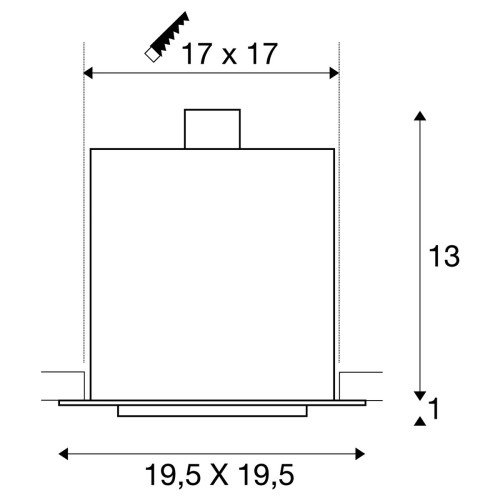 Kadux 1 Es111 Zwart Mat 1xgu10