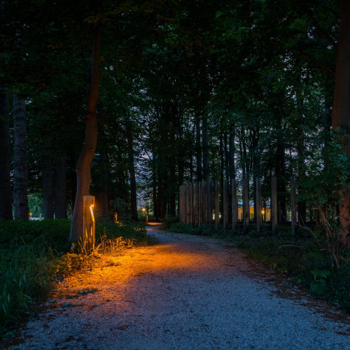 houten buiten terras lamp van eiken hout eye inclusief led lamp duurzame buitenverlichting