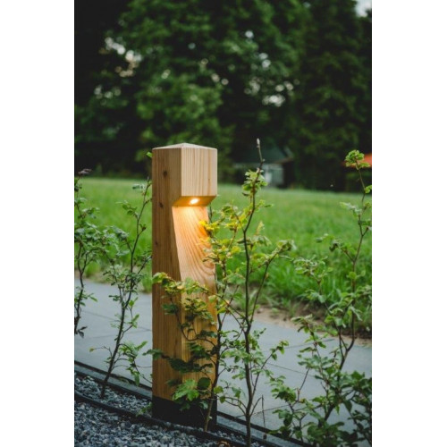 houten buiten terras lamp van eiken hout eye inclusief led lamp duurzame buitenverlichting