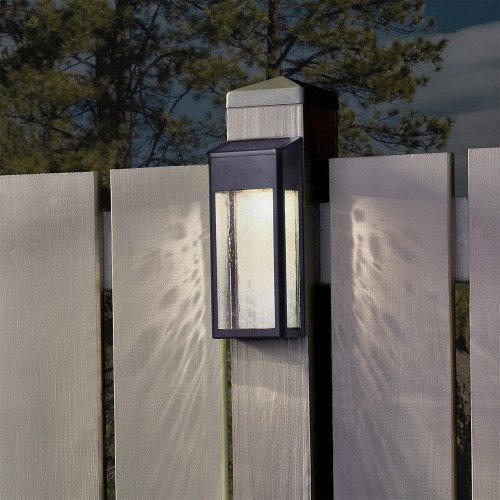 sfeerverlichting buiten - Set LED solar Wandlamp Zwart Solario - Nostalux solar buitenlampen