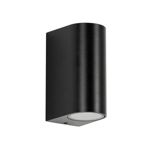 Wandspot Flash, up en downlighter, wandverlichting modern, voor binnen, merk KS Verlichting, hoge kwaliteit, lage prijs, voorzien van 2 x een GU10 fitting, zwart
