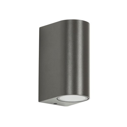 Wandspot Flash, up en downlighter, wandverlichting modern, voor binnen, merk KS Verlichting, hoge kwaliteit, lage prijs, voorzien van 2 x een GU10 fitting, antraciet