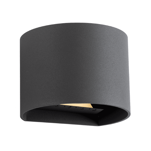 Antracieten buitenlamp wandlamp welke geschikt is voor buiten met laagspanning 12 volt buitenverlichting