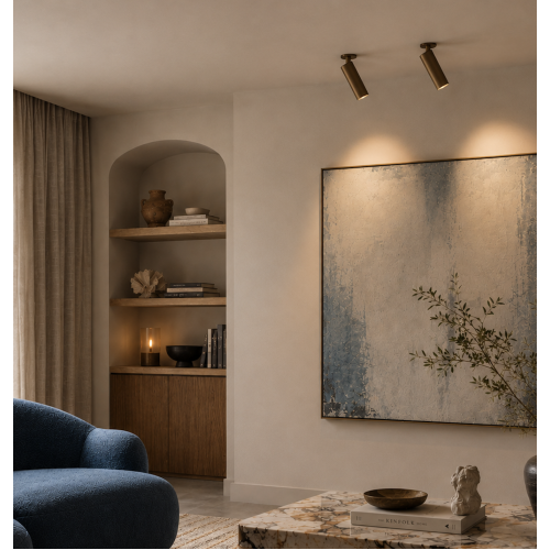 Binnenverlichting Vigo inbouwspot champagne aluminium