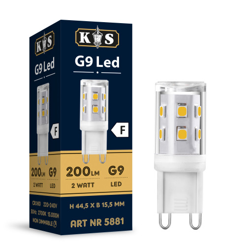 6-pack KS G9, LED 2W (5879x6) - KS Verlichting - Lichtbronnen