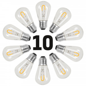 LED Feestverlichting 10 x 1 Watt - 10 helder