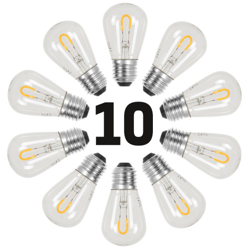 LED Feestverlichting 10 x 1 Watt - 10 helder