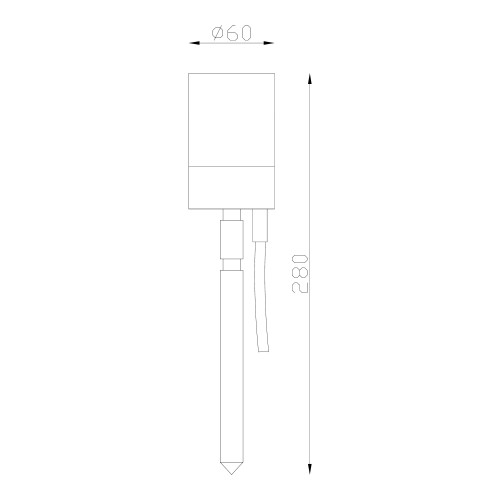 Buitenverlichting 6x LED Pin Tuinspot Zwart | Nostalux.be