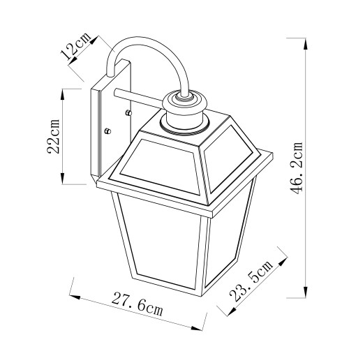 Buitenlamp Perth | Nostalux.nl