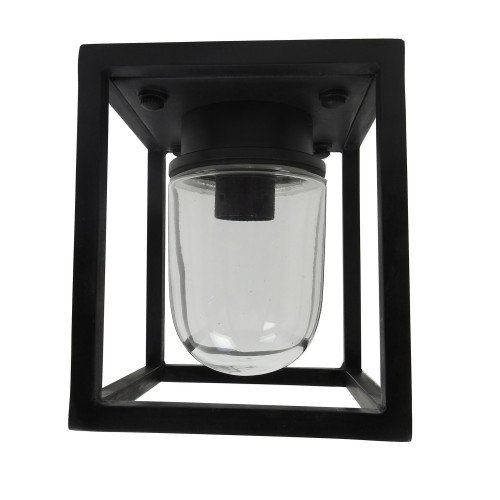 Messing Buitenlamp Ferryhill met vierkante vorm in zwarte kleur handgemaakte design lamp