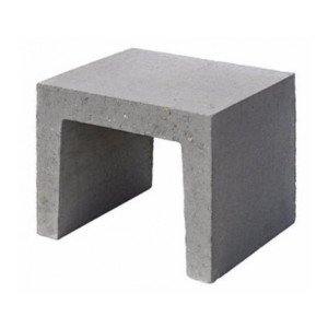 Betonelement voor brievenbus
