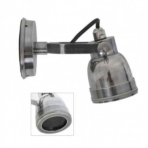 Indigo outdoor spot vintage zilver handgemaakte design lamp