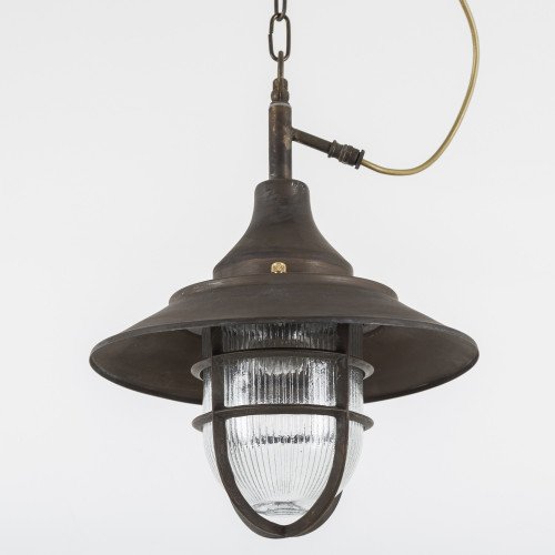 veranda verlichting - Navy Kettinglamp Dark Brass (7729) - KS Verlichting - Stoer & Industrieel - Nostalux