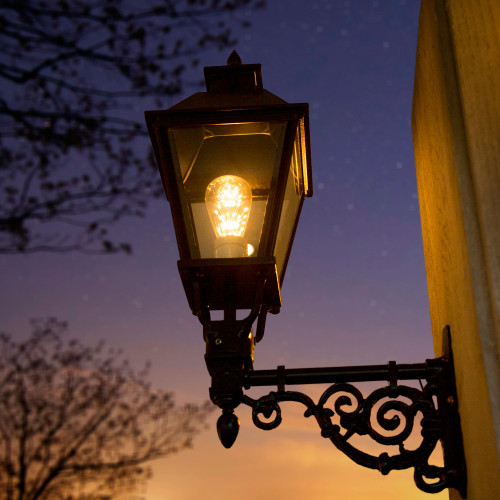 Muur lantaarn Katwijk M groen