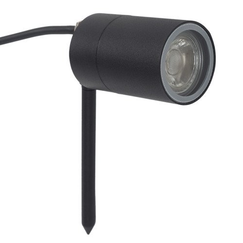 Buitenverlichting 6x LED Pin Tuinspot Zwart | Nostalux.be