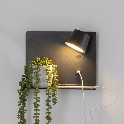 Wandlamp Solution met USB oplaadstation