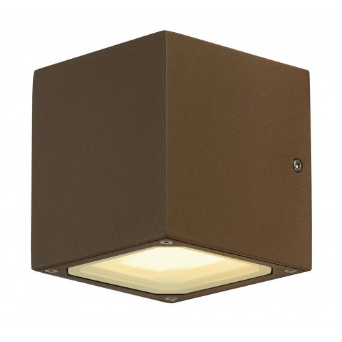 Wandlamp Sitra Cube Roest Kleur 2xgx53