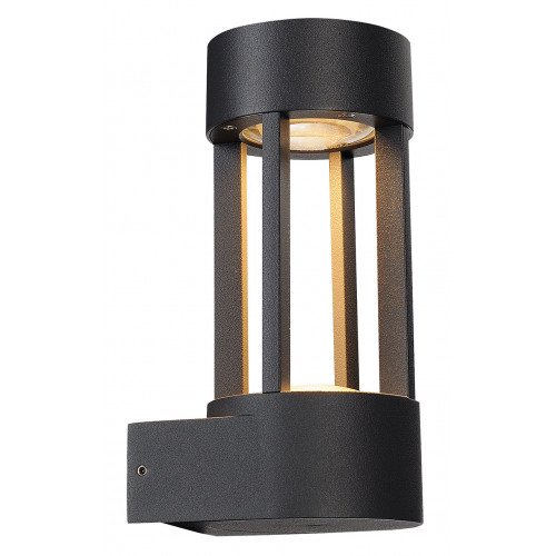 Slots Wall buitenlamp Antraciet 1xled 3000k