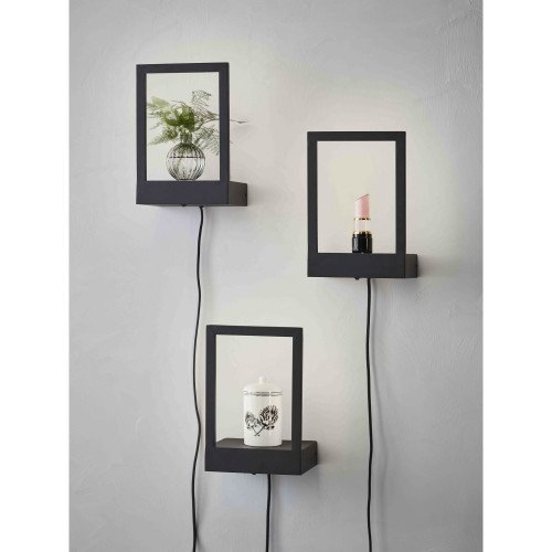 Wandlamp Pablo zwart