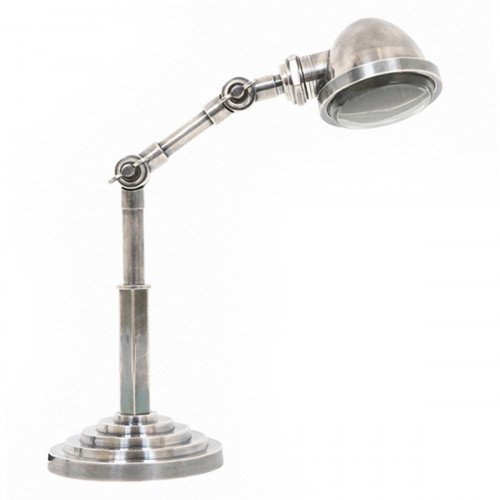 Nostaluce Bureaulamp Nano Zilver | Nostalux.be