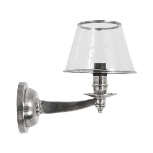 Wandlamp Dufay antiek zilver