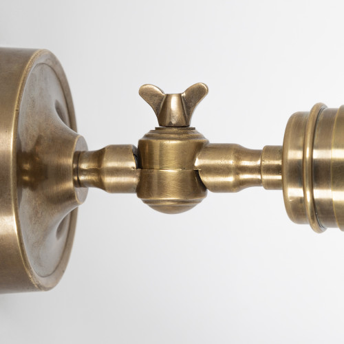 Wand/Plafondlamp Spot Emeli messing