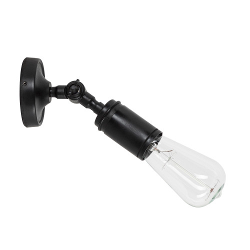 Wand/Plafondlamp Spot Emeli antiek zwart