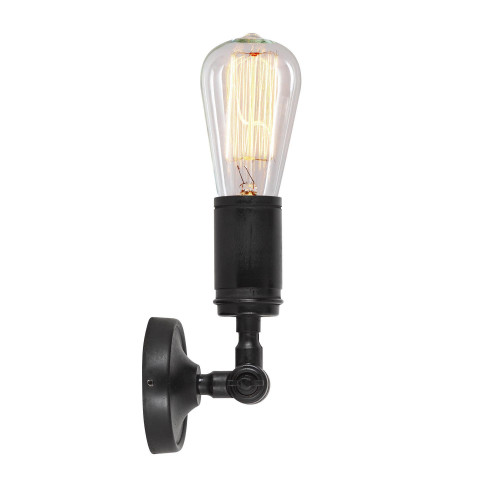 Wand/Plafondlamp Spot Emeli antiek zwart