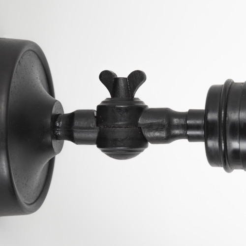 Wand/Plafondlamp Spot Emeli antiek zwart