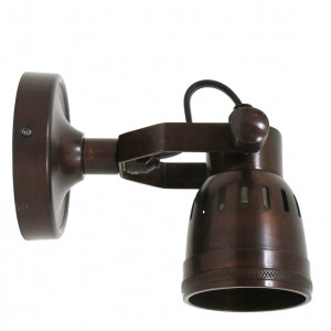 Nostaluce Industriële vintage Indigo Cover Copper Wandspot | Nostalux.be