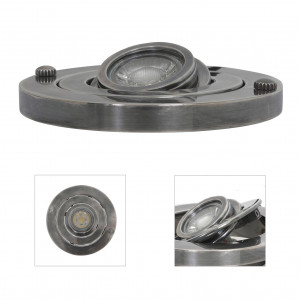 Plafondspot Nemo vintage Zilver