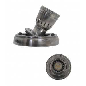 Plafondspot Troy vintage Zilver