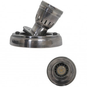Plafondspot Troy vintage Zilver