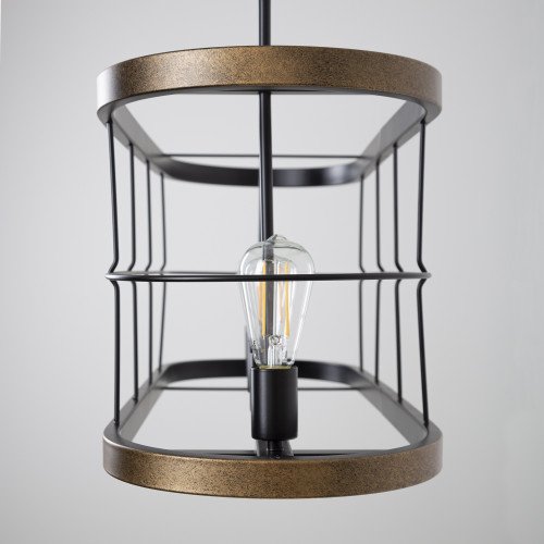 Benson 5 hanglamp goud zwart metalen armatuur 5×E27