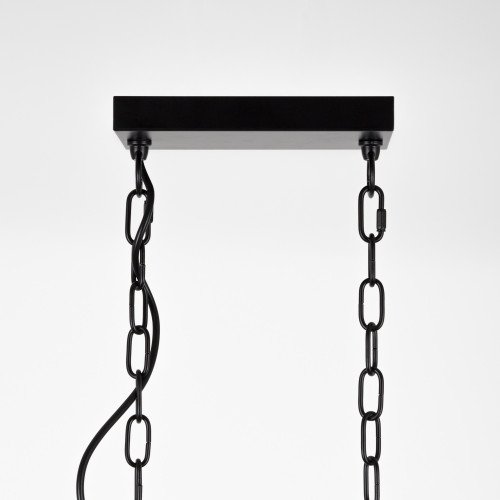 Benson 5 hanglamp goud zwart metalen armatuur 5×E27