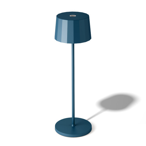 Tafellamp Lido Touch Blauw met USB