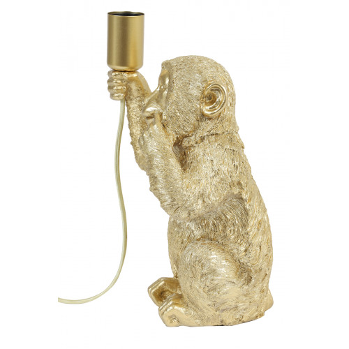 Tafellamp Monkey goud