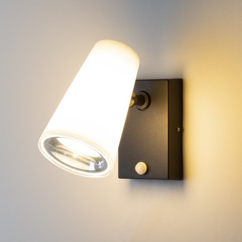 wandspot met ingebouwde beweginssensor schrik licht afschrik licht