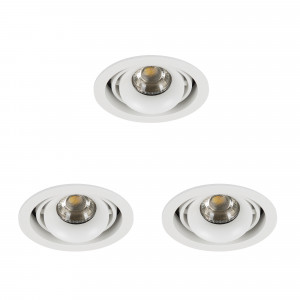 ronde witte richtbare inbouwspot plafondspot bjorn 1