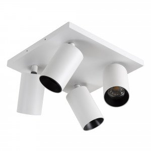 Richtbare opbouwspot Mila 4 wit