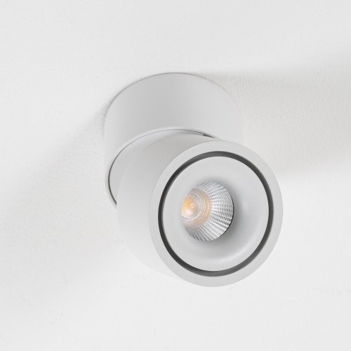 Richtbare opbouwspot Ole 1 wit led Richtbare opbouwspot Ole 1 wit led