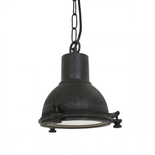 Nostaluce Industriele vintage Barbados Hanglamp gemaakt van messing aan een ketting exclusief