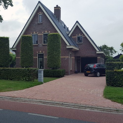Hardsteen Pilaar & Brievenbus 4 SET