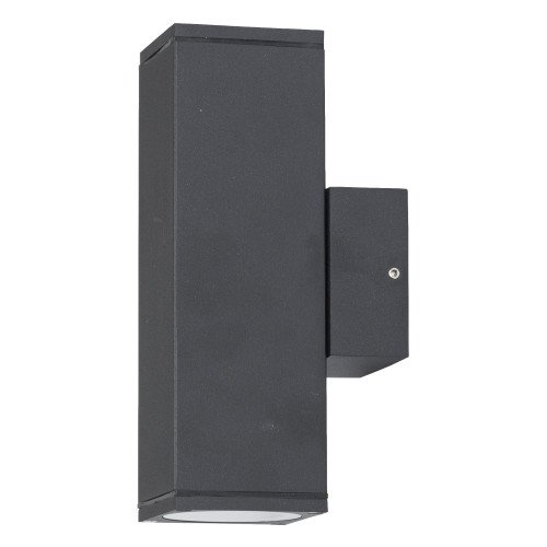 moderne wandspot Kevin  up en down met GU10 fitting voor binnen en buiten