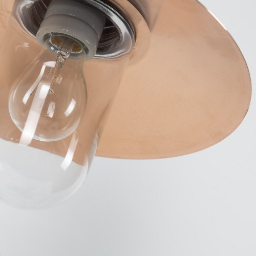 Stoere gietijzeren Stallamp Ardennes buitenlamp Roest Koper