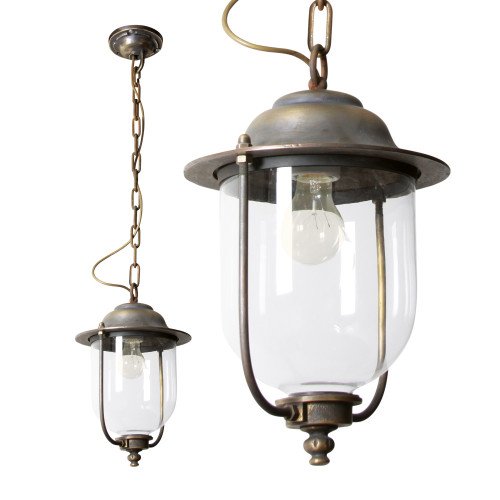 Verandalamp Lindau Ketting L Brons (1422) - KS Verlichting 