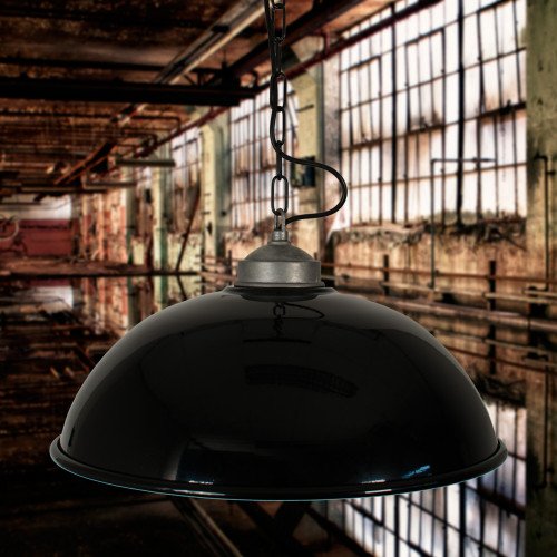 Hanglamp Industrial  Zwart (1201K4) - KS Verlichting - Stoer & Industrieel